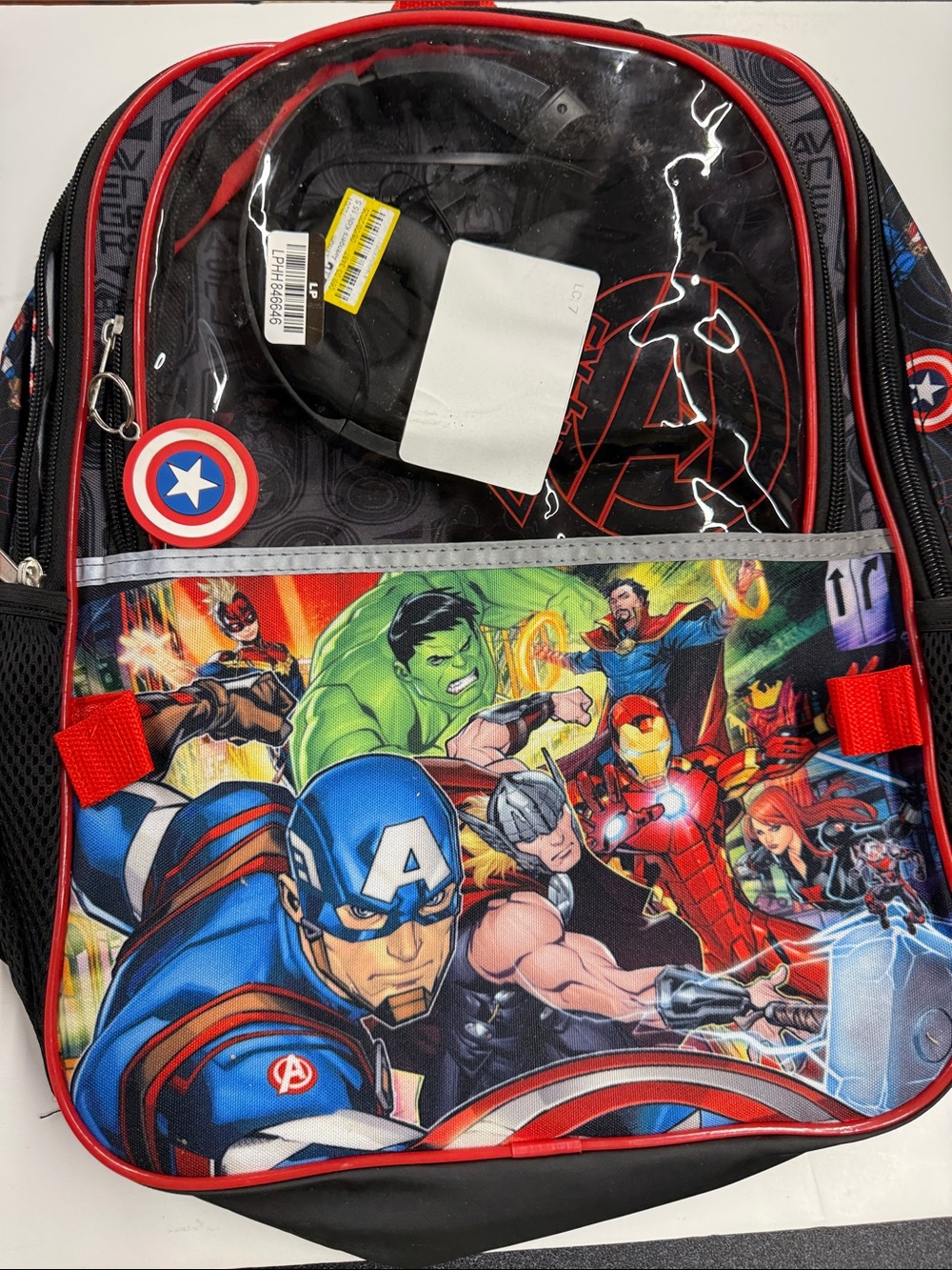 NEW Marvel Kids Backpack with Lunch Box